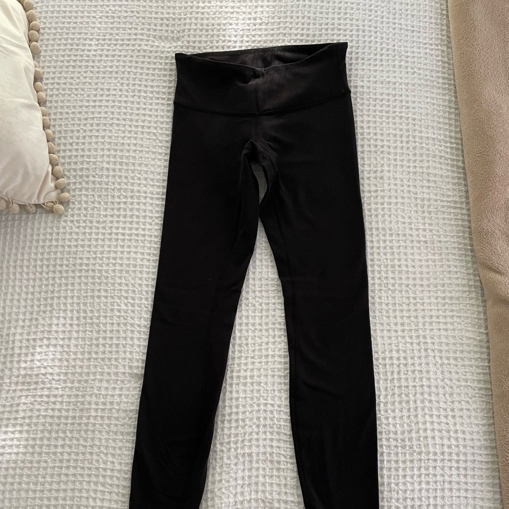 Black align leggings